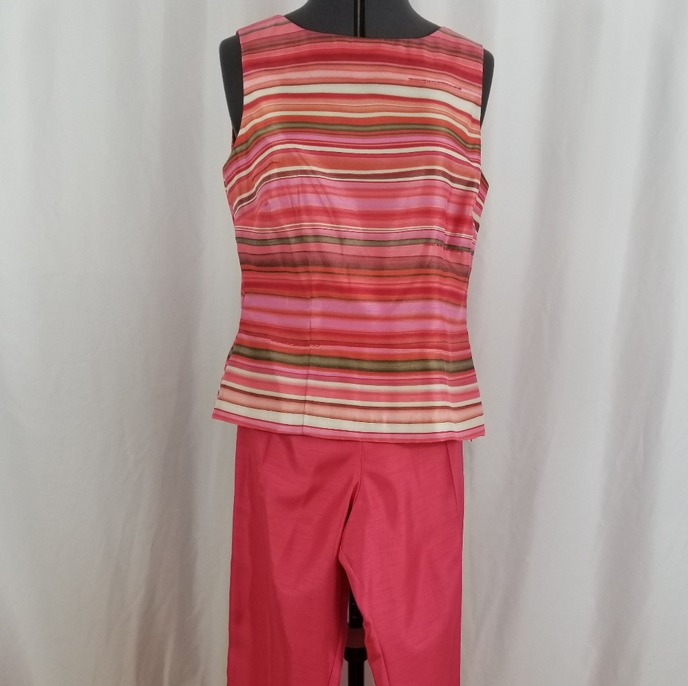 Women Sleeveless Top/Pants set w/zipper size11/12